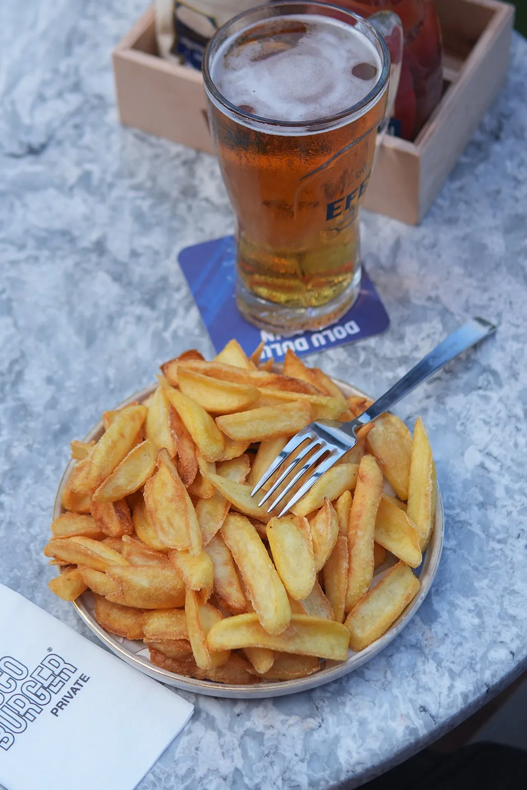  2 FIÇI BİRA + 1 PATATES
